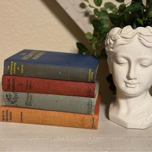 Vintage Antique Hardcover Book Set home decor & great reads